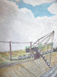 Tonstichbagger in Zehdenick (1950)