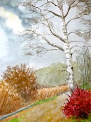 An der Strandpromenade in Rangsdorf (2014)