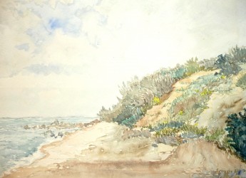 Strandstudie von Hiddensee (1970)