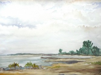Landschaft bei Ückermünde (1973)