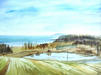 Landschaft bei Göhren (Rügen) (1979)