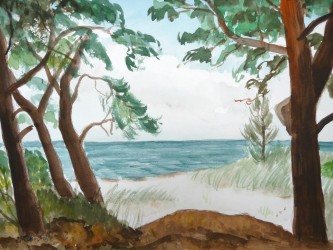 Strandstudie von Thiessow (Rügen) (2006)