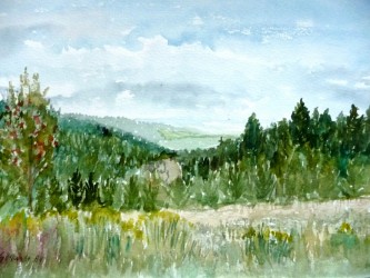 Landschaft in Thüringen (1981)