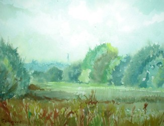 Landschaft bei Sopot nach einem Gewitter (1974)