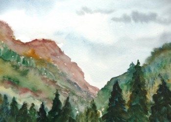 Ala Artscha-Schluchte im Tienschangebirge I (1986)