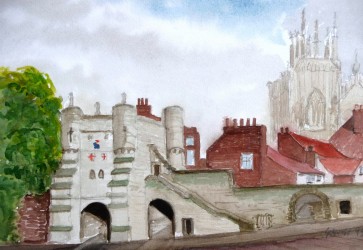 Bootham Bar und Münster in York (England) (1999)