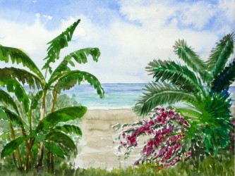 Am Hotelstrand von Side III (Türkei) (2003)