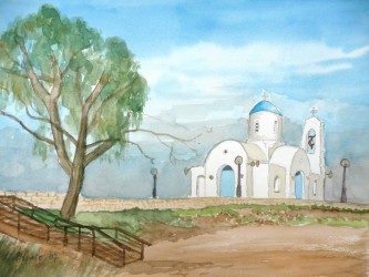 Orthodoxe Kirche nahe Protaras (Zypern) (2007)