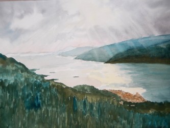 Blick vom Monte Baldo auf den Gardasee (2015)